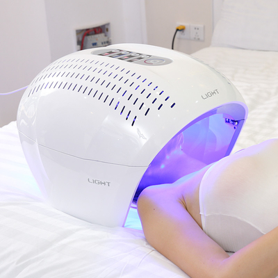 PDT LED 4 Color Photon Therapy Skin Facial Rejuvenation Machine , Red Light Photodynamic Skin Beauty Care