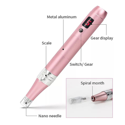 Professional Microneedling Pen - Wireless Derma Auto Pen - Best Skin Care Tool Kit for Face and Body