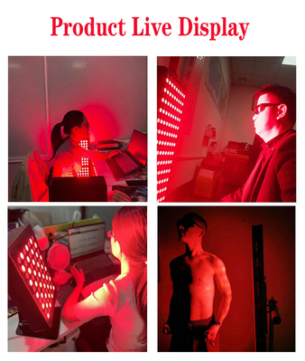Red Light Therapy Device Physiotherapy Lamp, 850nm 660nm Near-Infrared Red Light Therapy for Body with 4 Dimming Levels