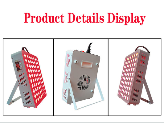 Red Light Therapy Device Physiotherapy Lamp, 850nm 660nm Near-Infrared Red Light Therapy for Body with 4 Dimming Levels