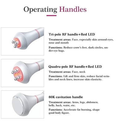 Fat Reduction 80 K Ultrasonic Portable 3 In 1 Rf Vaccum Slimming Ultrasound Radio Frequency Cavitation 80k