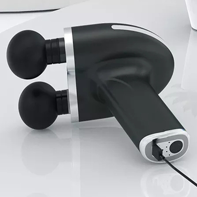 Massage Gun Deep Tissue,Unique double massage head design,Muscle Percussion Black Massager Guns