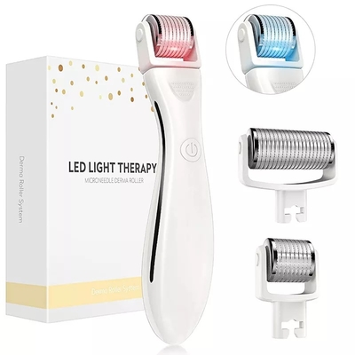 3 IN 1 LED Microneedle Roller Kit  LED 0.5 mm  Dr. pen Derma Roller Derma Rolling System