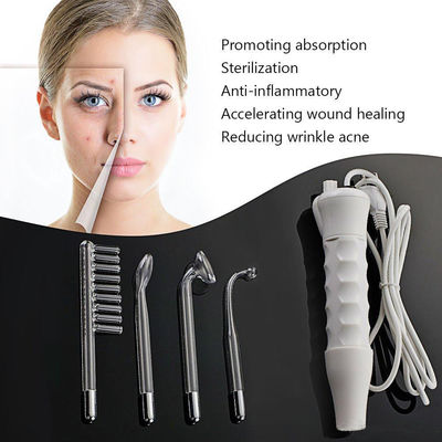 Electrode High Frequency Anti Wrinkle Device 4 Tubes Skin Spot Remover