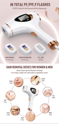 Painless Ice Cooling IPL Hair Removal Machine for Bikini line / Legs / Arms / Armpits / Bod