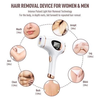 Painless Ice Cooling IPL Hair Removal Machine for Bikini line / Legs / Arms / Armpits / Bod