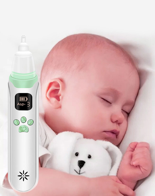 Electric Baby Nasal Aspirator Music Soothes Safe Hygienic Vacuum Nose Cleaner