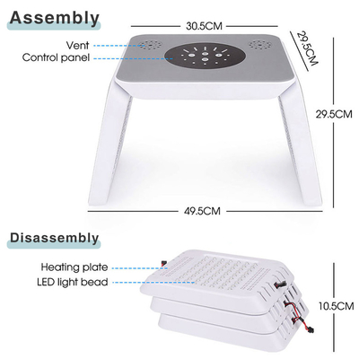 7 Color LED Light Therapy PDT LED Face Mask Photon Lamp Facial Body Therapy Device Foldable Skin Care